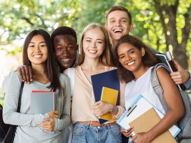 Students studying abroad